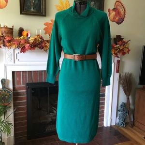 Vintage 80s Sweater Dress